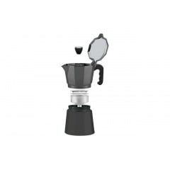 Кофеварка гейзерная алюминиевая Maesrto 150 мл (MR-1666-3-BLACK) Киев