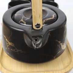Чайный сервиз No Brand Мраморная роскошь 6 предметов Black 13155-83923 Куйбышево