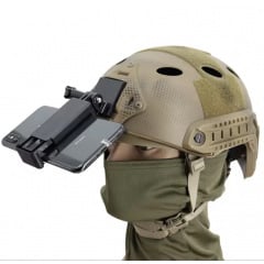 Крепление для фиксации телефона на шлеме со шраудом No Brand 12x8 см Черный (2660127713) Черновцы