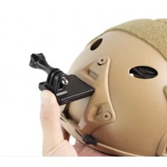 Держатель для экшн-камеры GoPro на шлем типа FAST с площадкой NVG 5x4x2 см Черный (2733117725) Геническ