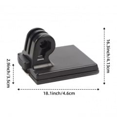 Держатель для экшн-камеры GoPro на шлем типа FAST с площадкой NVG 5x4x2 см Черный (2733117725) Геническ