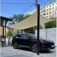 Тент навес затеняющий прямоугольный No Brand 300x500 см Молочный (2573923684) Чернівці