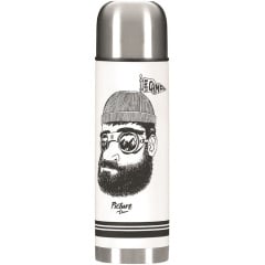 Термос Picture Organic Campei 0.5 л Черный-Белый Сумы