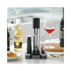 Винный набор Circle Joy Beer and Wine 2 in 1 Bottle Opener Gift Set Черный/хром (CJ-TZ09) Генічеськ