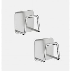 Крючок для кухни из нержавеющей стали держатель ANbeauty 2 шт Silver (AN0103391) Виноградов