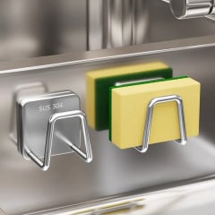 Крючок для кухни из нержавеющей стали держатель ANbeauty 2 шт Silver (AN0103391) Виноградов