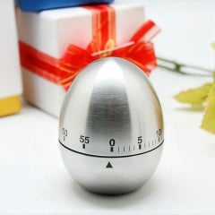 Таймер кухонный механический No Brand 60 минут Серебристый (TIMKUH-SLV-1338) Житомир