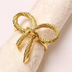Набор колец для салфеток No Brand Бантики 6 шт Gold (GB6) Киев