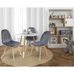 Кресло Jumi Colin 81.5х44 см Grey Дрогобыч