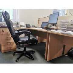Компьютерное кресло Kontrast Viper Black (5901386202130) Виноградів