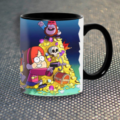 Чашка Fan Girl Гравити Фолз Gravity Falls New (14459) 330 мл Разноцветный Сумы