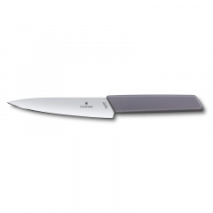 Кухонный нож универсальный Victorinox Swiss Modern Kitchen 15 см Сиреневый (6.9016.1521B) Тернопіль