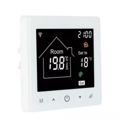 Терморегулятор сенсорный для теплого пола Smarthouse М2 Белый (050694) Вишневе