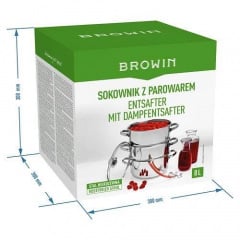 Соковарка-пароварка на 8 л Browin Серебристый (800508) Київ