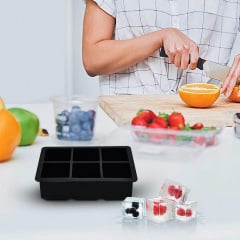 Силиконовая форма для льда VR 16.7 x 11.5 x 5 см Черный (H051351) Запорожье