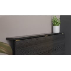 Стол раскладной Морис 900 Ferrum-decor 75x90x50 см Черный (MORI903) Одесса