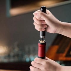 Пневматический штопор для бутылок BAR Черный (H051398) Винница