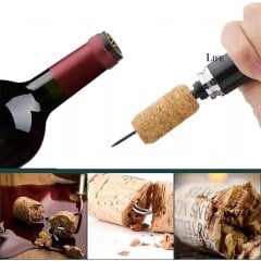 Пневматический штопор для бутылок BAR Черный (H051398) Винница