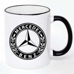 Чашка No Brand Mercedes 330 мл Белый (chaska-ab-10-20) Сумы