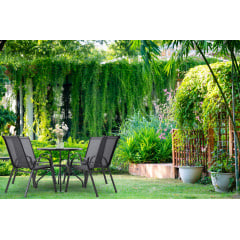 Комплект садовой мебели GardenLine Verona-4 Grey круглый стол 5 шт Лубны