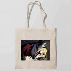Эко-сумка шоппер с принтом Angels of Death Ангел Кровопролития 3 Кавун Бежевый Токмак