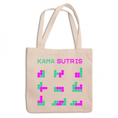 Эко-сумка шоппер с принтом "Kama Sutris. Тетрис. Kama Sutra. Кама Сутра" Push IT Кавун ЭСШ001349 Дрогобич