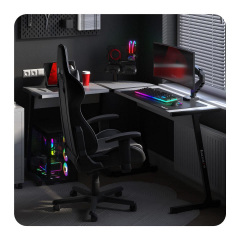 Компьютерный стол huzaro Hero 6.0 White 147x112x74 см Черкаси