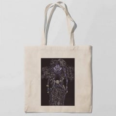 Эко-сумка шоппер с принтом Death Note - Тетрадь смерти рюк Кавун Бежевый Хмельницький