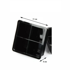 Силиконовая форма для льда VR 11 х 11 х 5 см Черный (H051349) Херсон
