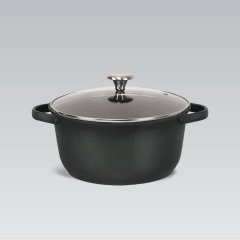 Кастрюля Maestro MR-4027-24 24 см 4,6 л Черный (100531389) Буча