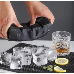 Набор силиконовых форм для льда Ice Куб и Шар 8 ячеек 2 шт Черный (C051352-51356) Киев