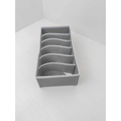 Органайзер тканевый в шкаф для хранения 6 ячеек ANbeauty Gray (AN0103404) Ізюм