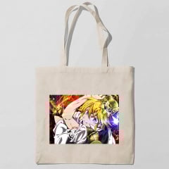 Эко-сумка шоппер с принтом Семь смертных грехов Nanatsu no Taizai The Seven Deadly Sins 2 Кавун Бежевый Буча