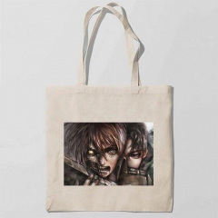 Эко-сумка шоппер с принтом Attack on Titan - Вторжение титанов 12 Кавун Бежевый Кропивницкий