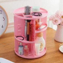 Органайзер вращающийся для косметики OPT-TOP на Beauty Box розовый (1756375335) Изюм