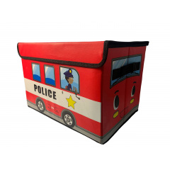 Ящик для хранения игрушек и вещей автобус красный police HMD 216-10228675 Ужгород