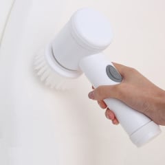 Щетка для уборки акумуляторная ANbeauty с 3 сменными насадками Белый (AN0103475) Геническ