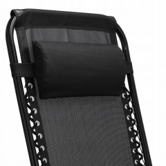 Шезлонг Jumi Relax Black до 130 кг Черный Київ