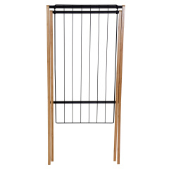 Сушка для белья напольная Casa Si Bamboo Dryer S 800х855х460 мм Черно-коричневый (CS92303W06) Суми