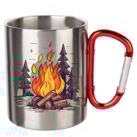 Чашка No Brand 330 мл Серебряный (chaska-camp-17)