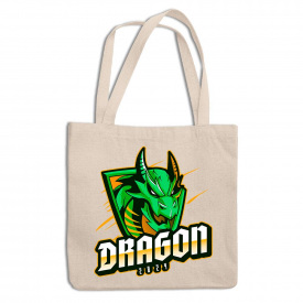 Эко-сумка шоппер с новогодним принтом "Dragon 2024. Дракон 2024" Кавун ЭСШ001315