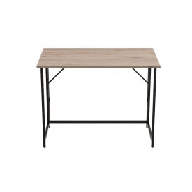 Стол раскладной Морис 900 Ferrum-decor 75x90x50 см Черно-бежевый (MORI902)