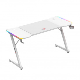 Компьютерный стол huzaro Hero 3.3 RGB 140x60x75 см White