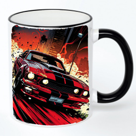 Чашка No Brand Авто 330 мл Разноцветный (chaska-auto-4)