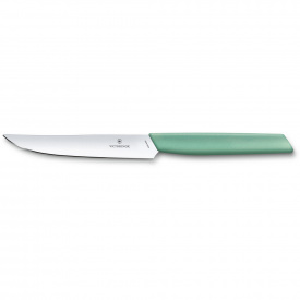 Кухонный нож для стейка Victorinox Swiss Modern Steak 12 см Мятный (6.9006.1241)