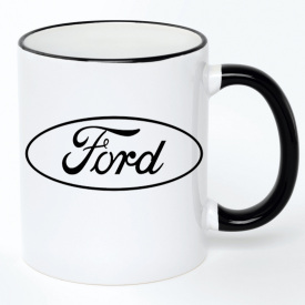 Чашка No Brand Ford 330 мл Белый (chaska-ab-10-35)