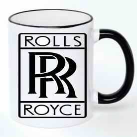 Чашка No Brand Rollse royce 330 мл Белый (chaska-ab-10-17)