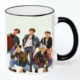 Чашка No Brand shinee k pop 330 мл Разноцветный (chaskpop-32)