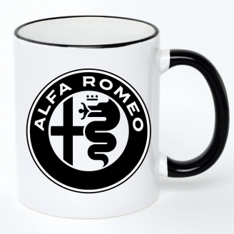 Чашка No Brand Alfa romeo 330 мл Белый (chaska-ab-10-18)