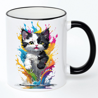 Чашка No Brand Cat 330 мл Разноцветный (chaska-cat-10)